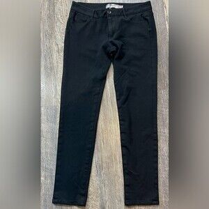 Paige Women's Black Stretch 5-Pocket Black Zip-Fly Size 29